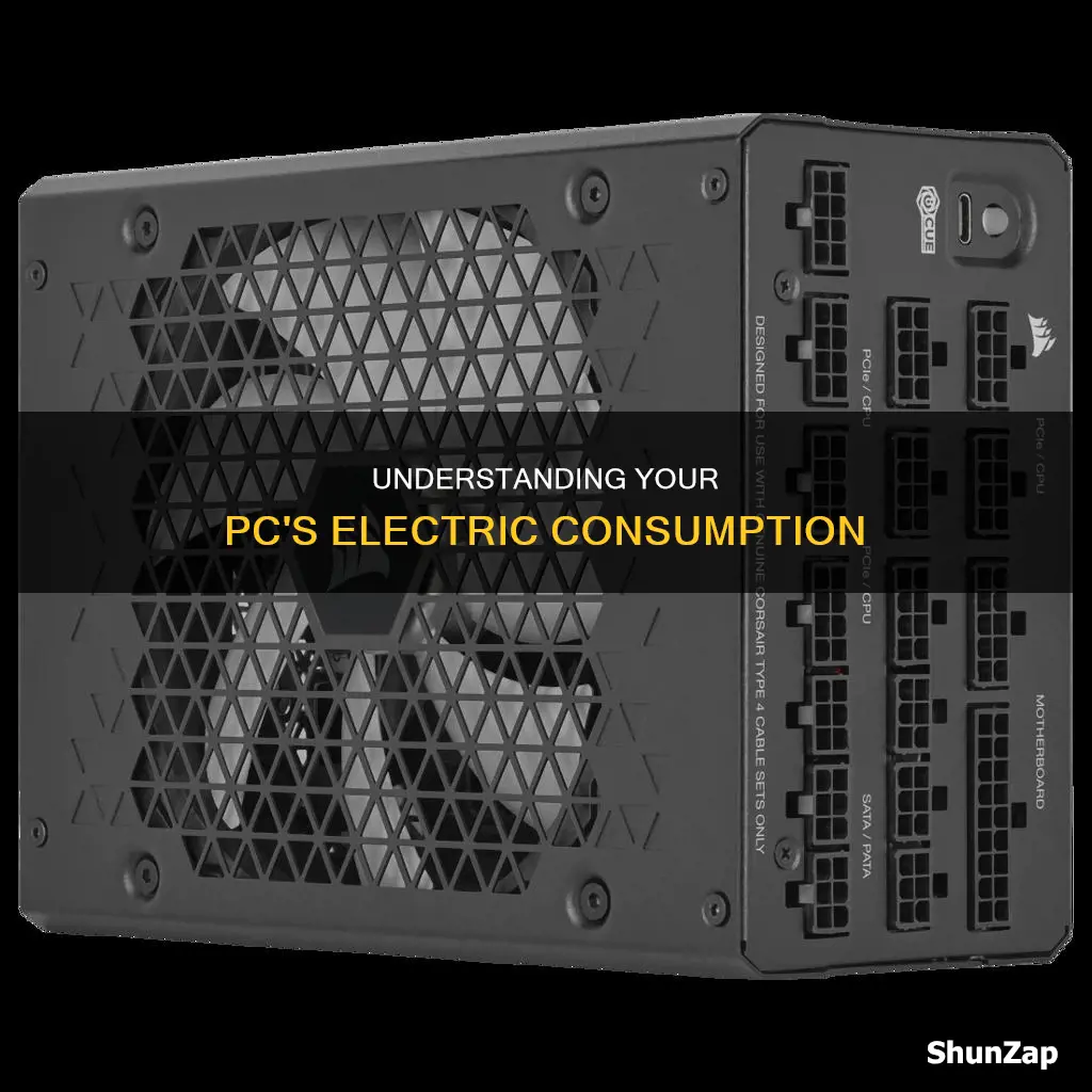 how to find my pc electric cosumpsion