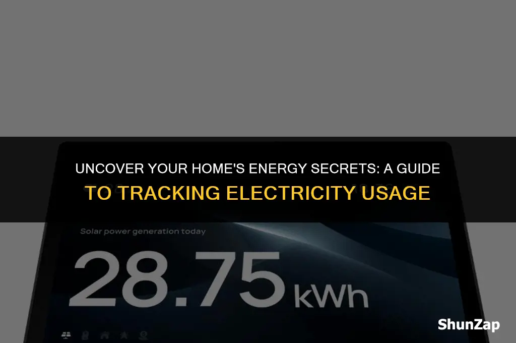 how to find out where your electricity is being used