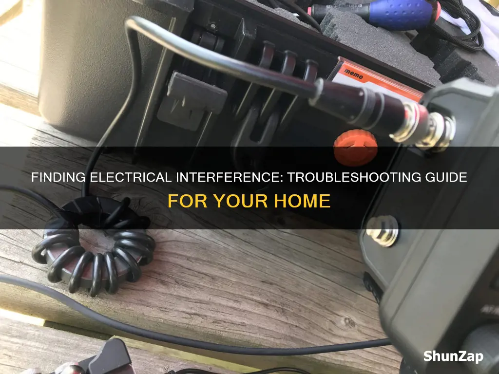 how to find source of electrical interference