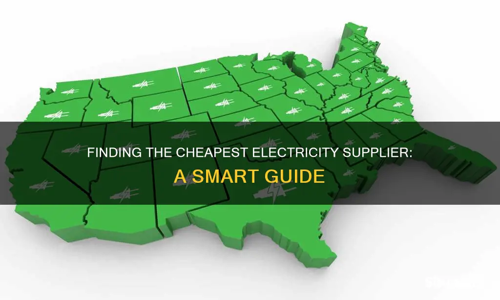 how to find the cheapest electricity supplier