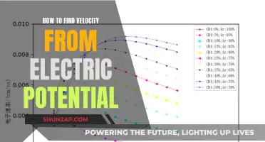 Finding Velocity from Electric Potential: A Simple Guide
