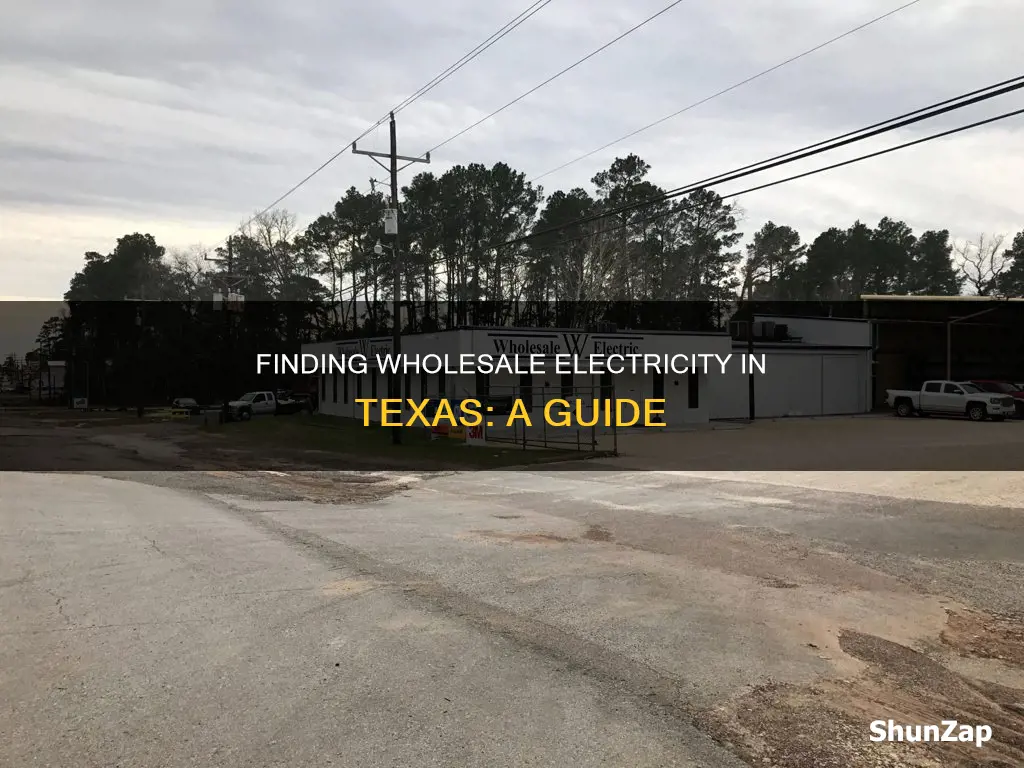 how to find wholesale electricity in texas