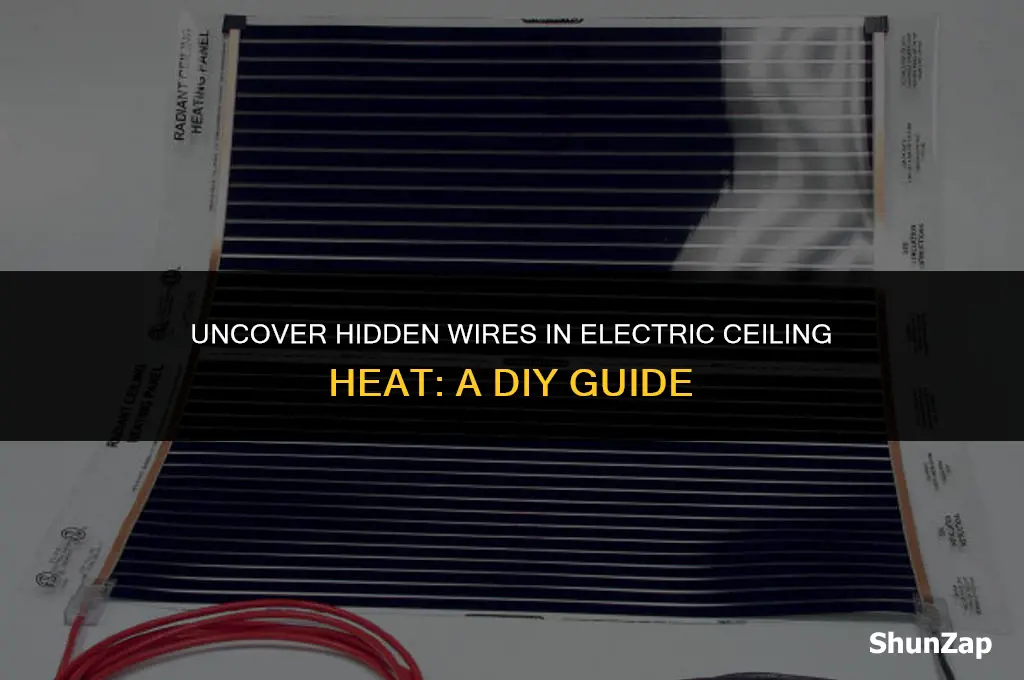how to find wires in electric ceiling heat