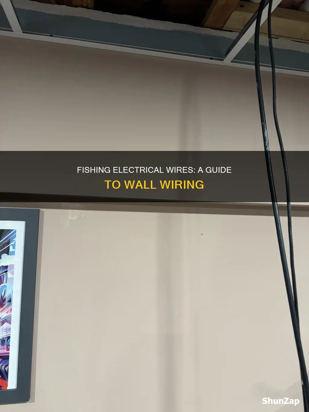 how to fish electrical wiring the wall