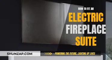 Electric Fireplace Suite: Easy Installation and Cozy Comfort