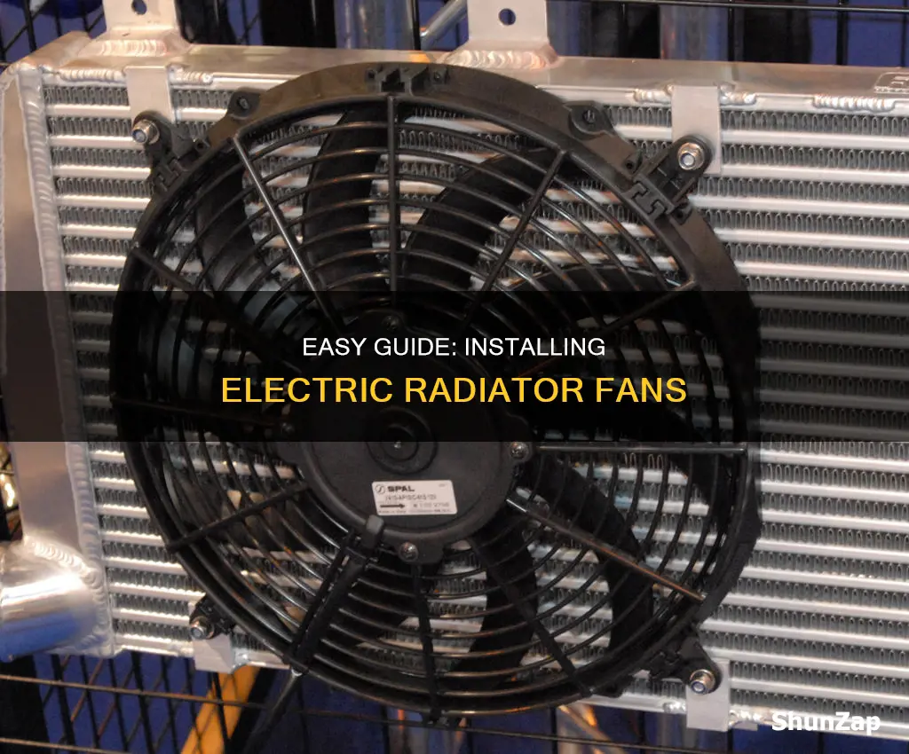 how to fit an electric radiator fan