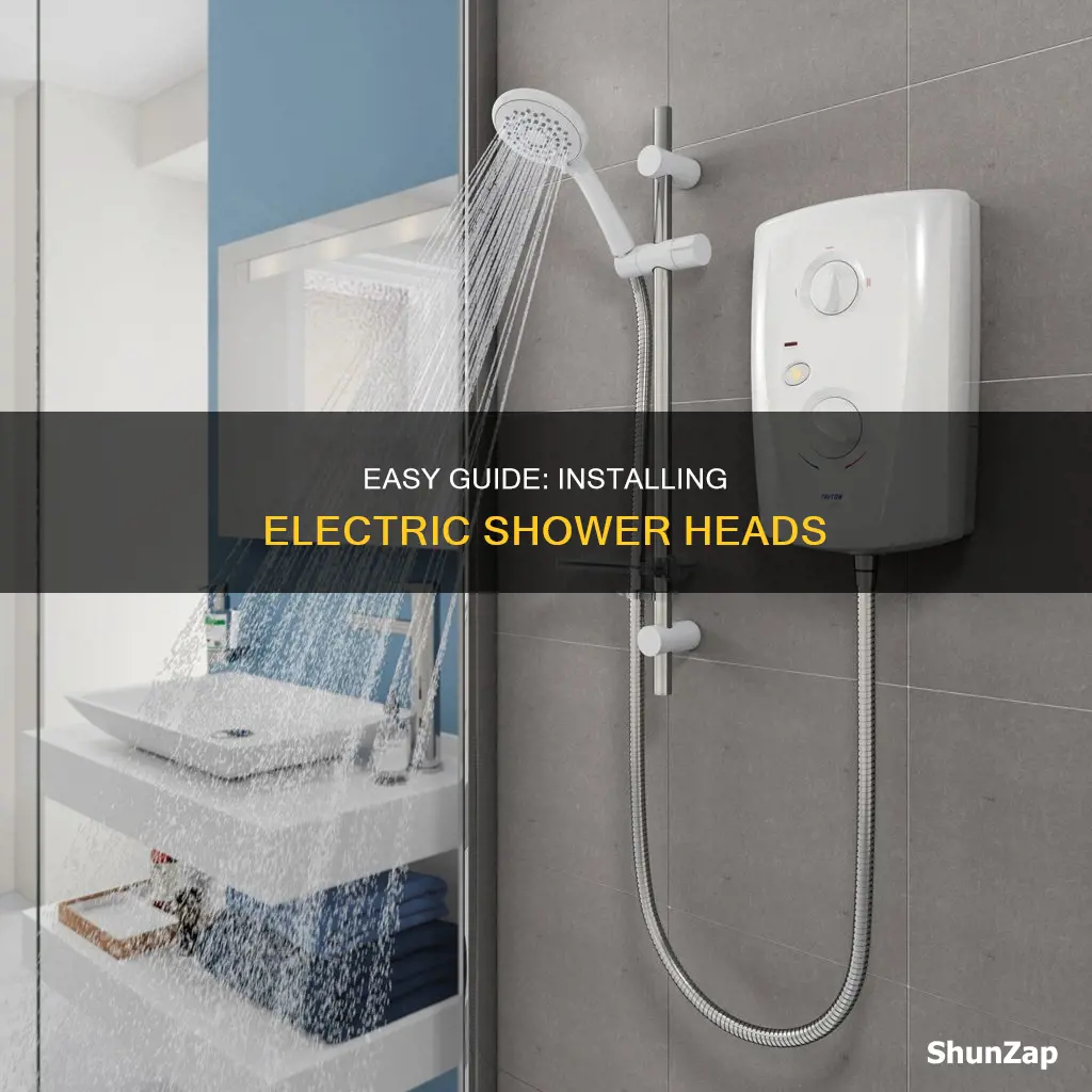how to fit an electric shower head