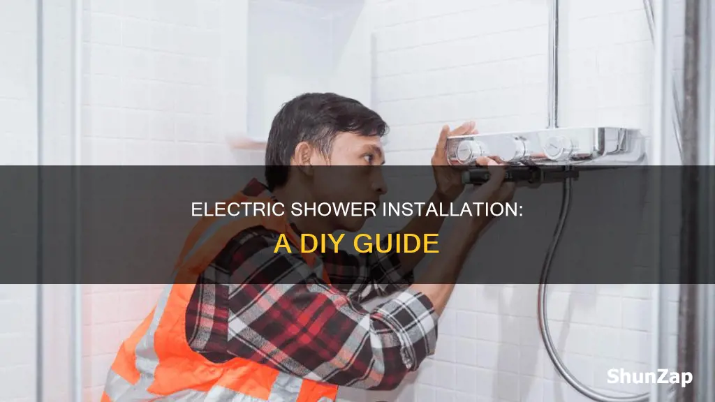 how to fit an electric shower plumbing