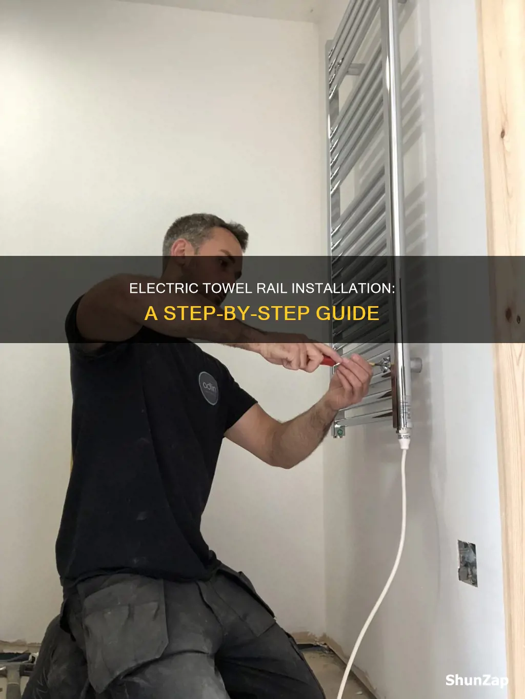 how to fit an electric towel rail