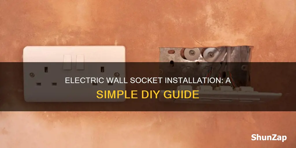 how to fit an electric wall socket