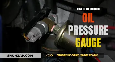 Fitting Electric Oil Pressure Gauges: A Simple Guide