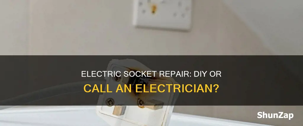 how to fix a blown electrical socket