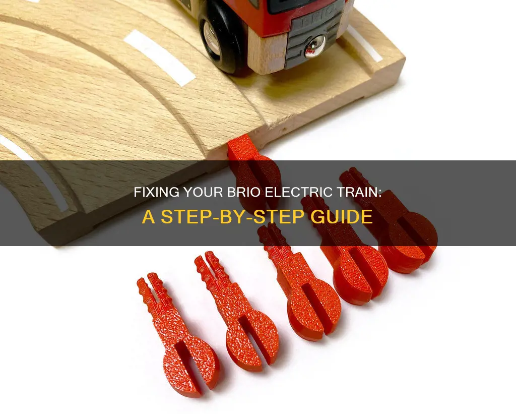 how to fix a brio electric train