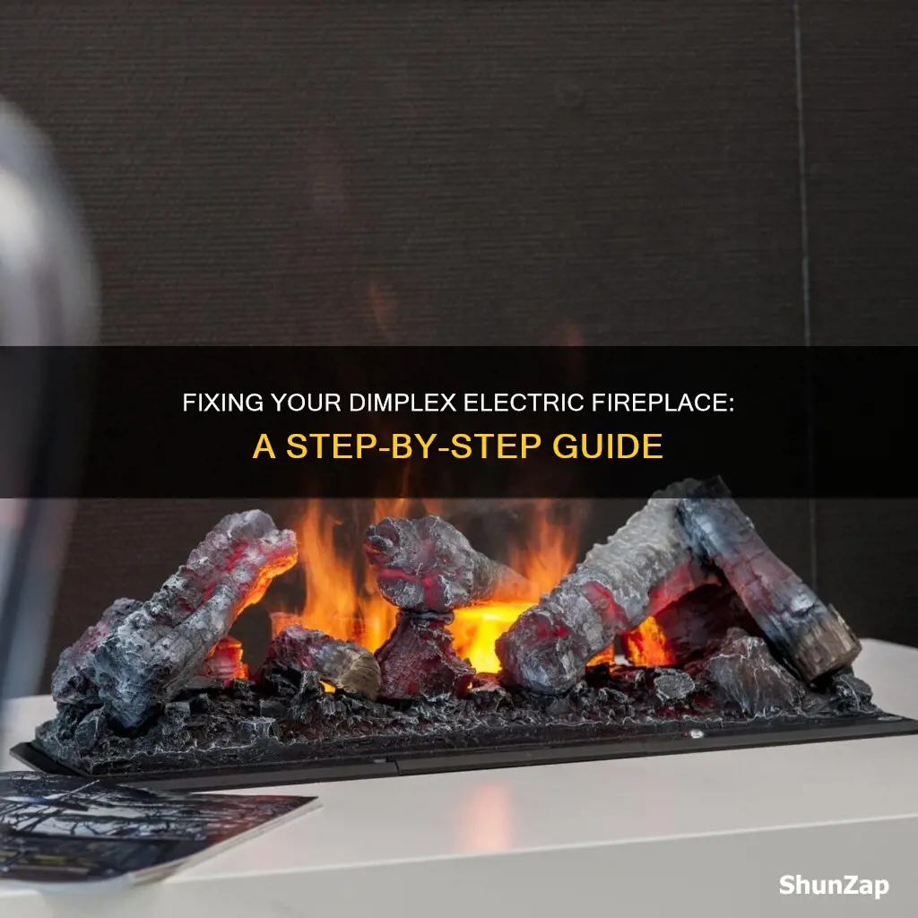 how to fix a dimplex electric fireplace