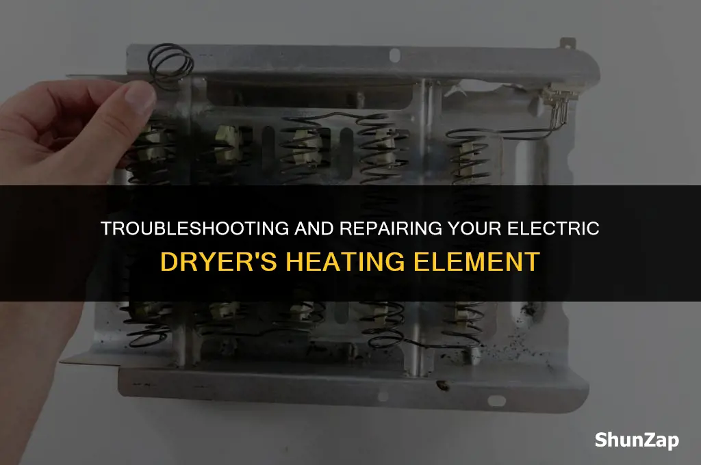 how to fix a electric dryer heating element