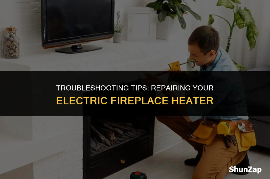 how to fix a electric fireplace heater