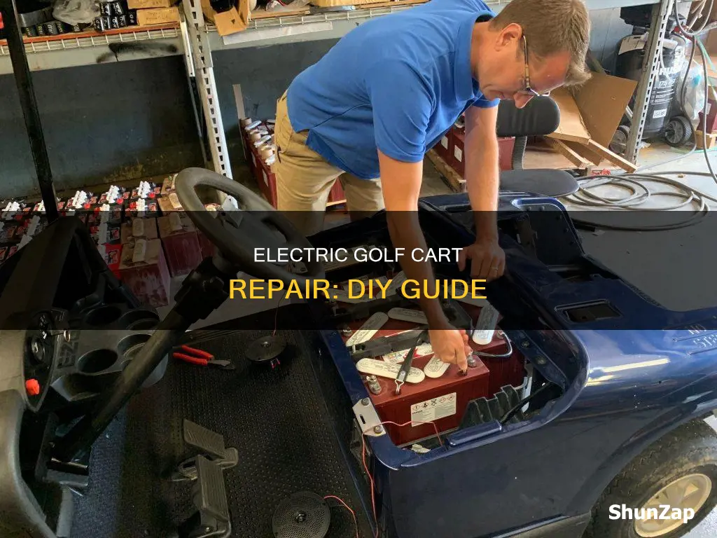 how to fix a electric golf cart