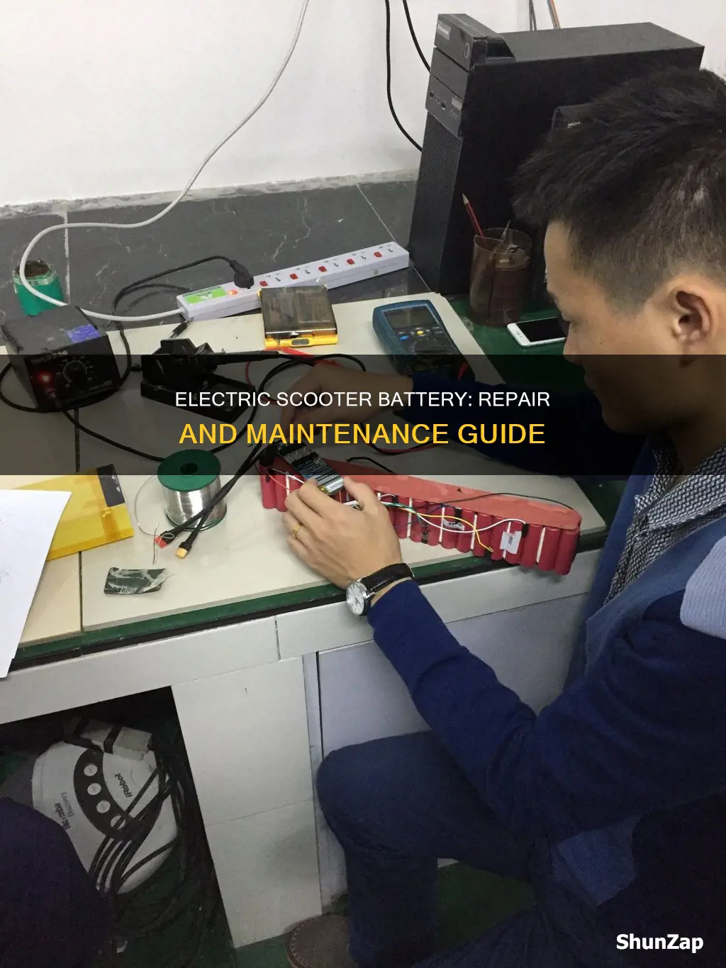 how to fix a electric scooter battery