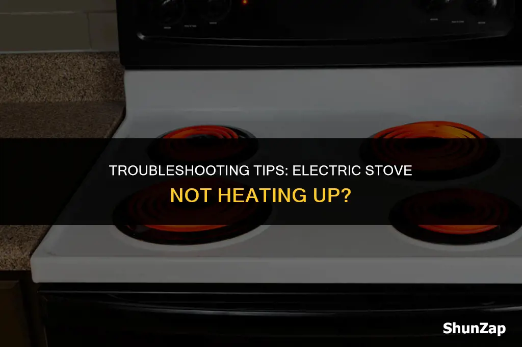 how to fix a electric stove that wont heat