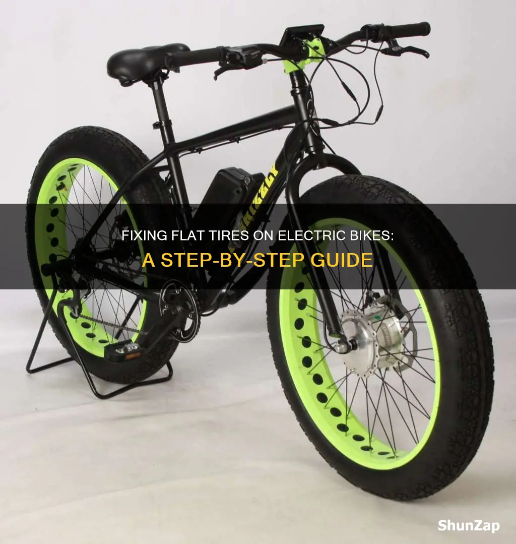 how to fix a flat tire on an electric bike