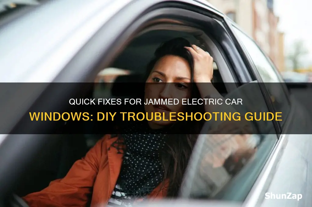 how to fix a jammed electric car window