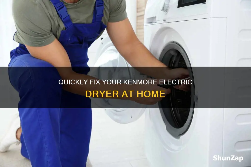 how to fix a kenmore electric dryer