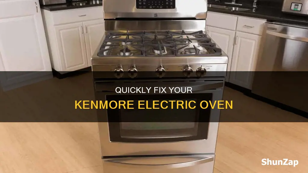 how to fix a kenmore electric oven