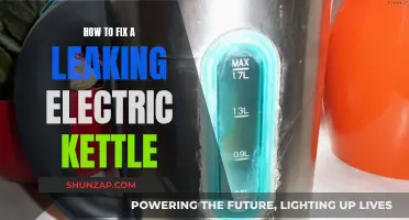 Repairing a Leaking Electric Kettle: A Step-by-Step Guide