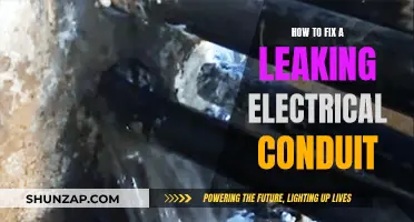 Repairing a Leaking Electrical Conduit: A DIY Guide