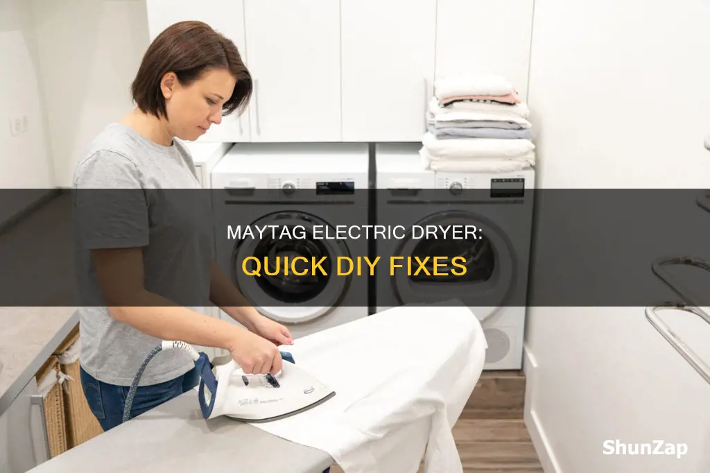 how to fix a maytag electric dryer