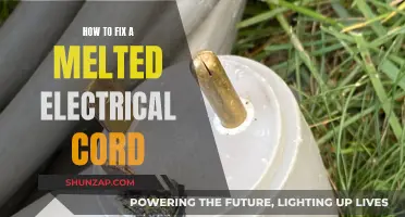 Repairing a Melted Electrical Cord: A Step-by-Step Guide