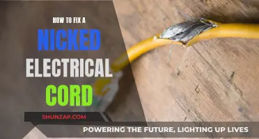Repairing a Nicked Electrical Cord: A DIY Guide