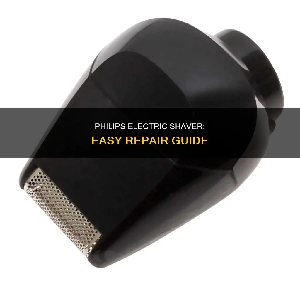 how to fix a philips electric shaver