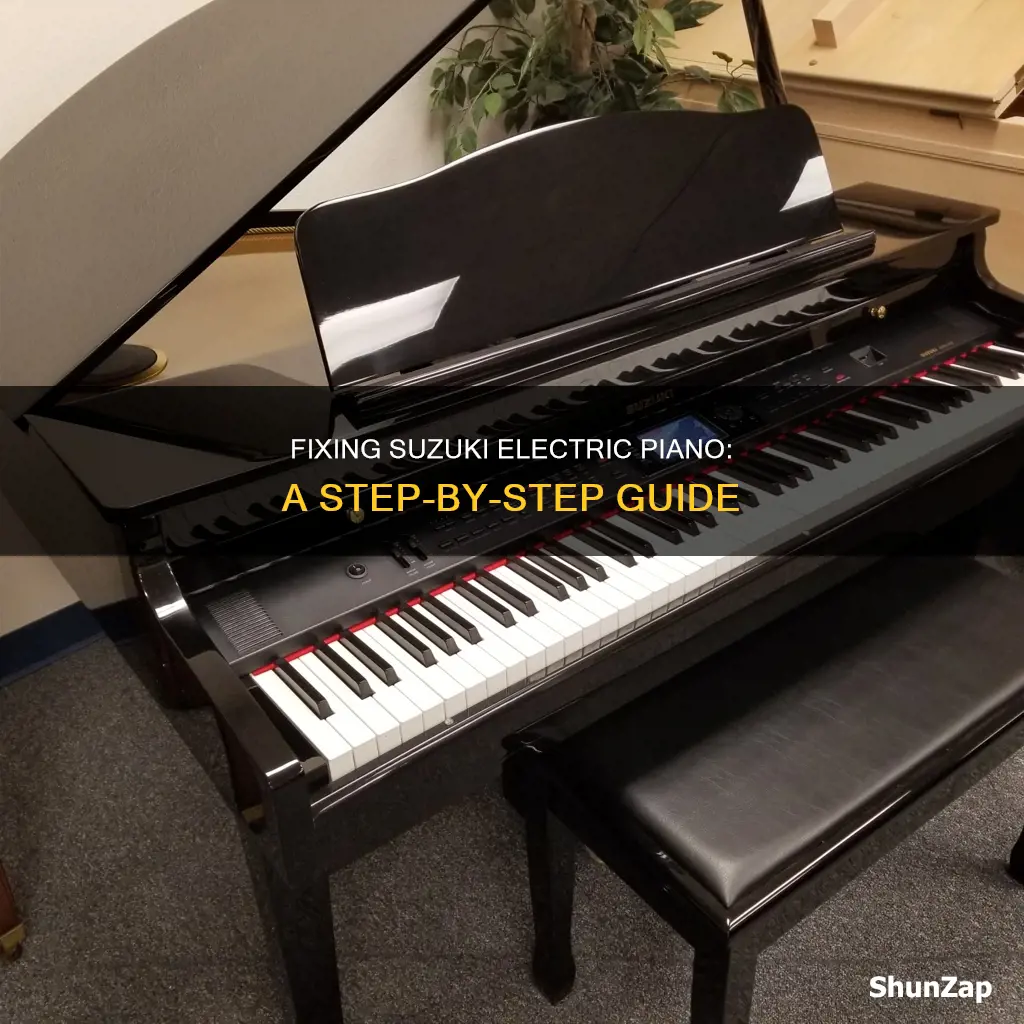how to fix a sazuki electric piano