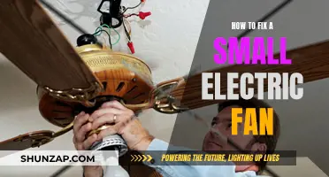 Fixing Your Small Electric Fan: A Step-by-Step Guide