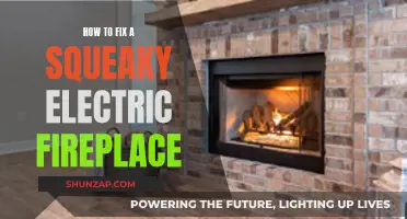 Fixing a Squeaky Electric Fireplace: A Step-by-Step Guide