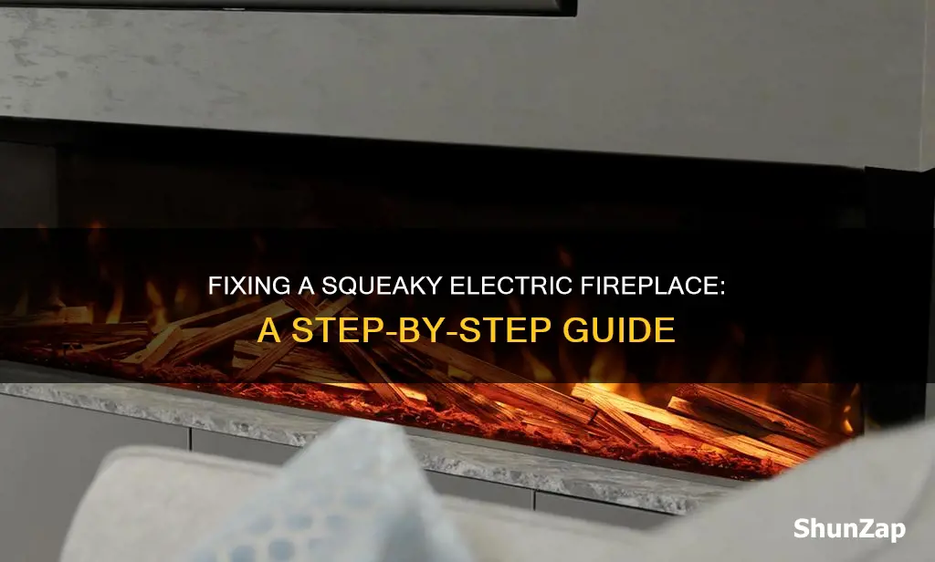 how to fix a squeaky electric fireplace