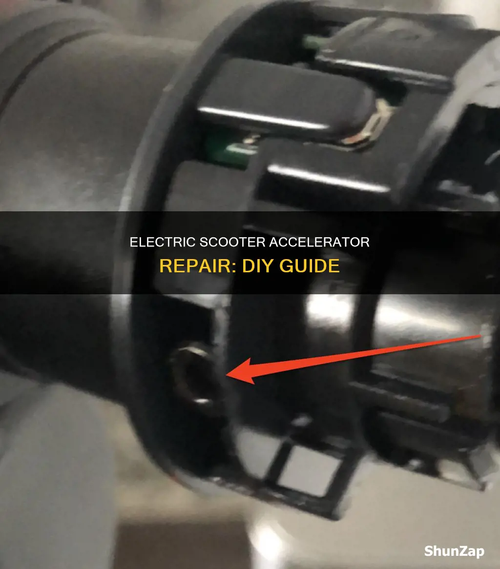 how to fix accelerator on electric scooter