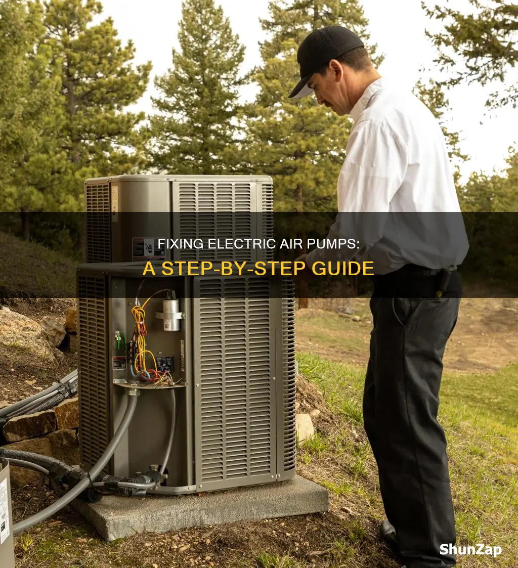 how to fix an electric air pump