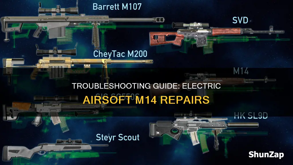 how to fix an electric airsoft m14