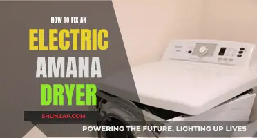 Fixing an Amana Dryer: Troubleshooting Electric Models