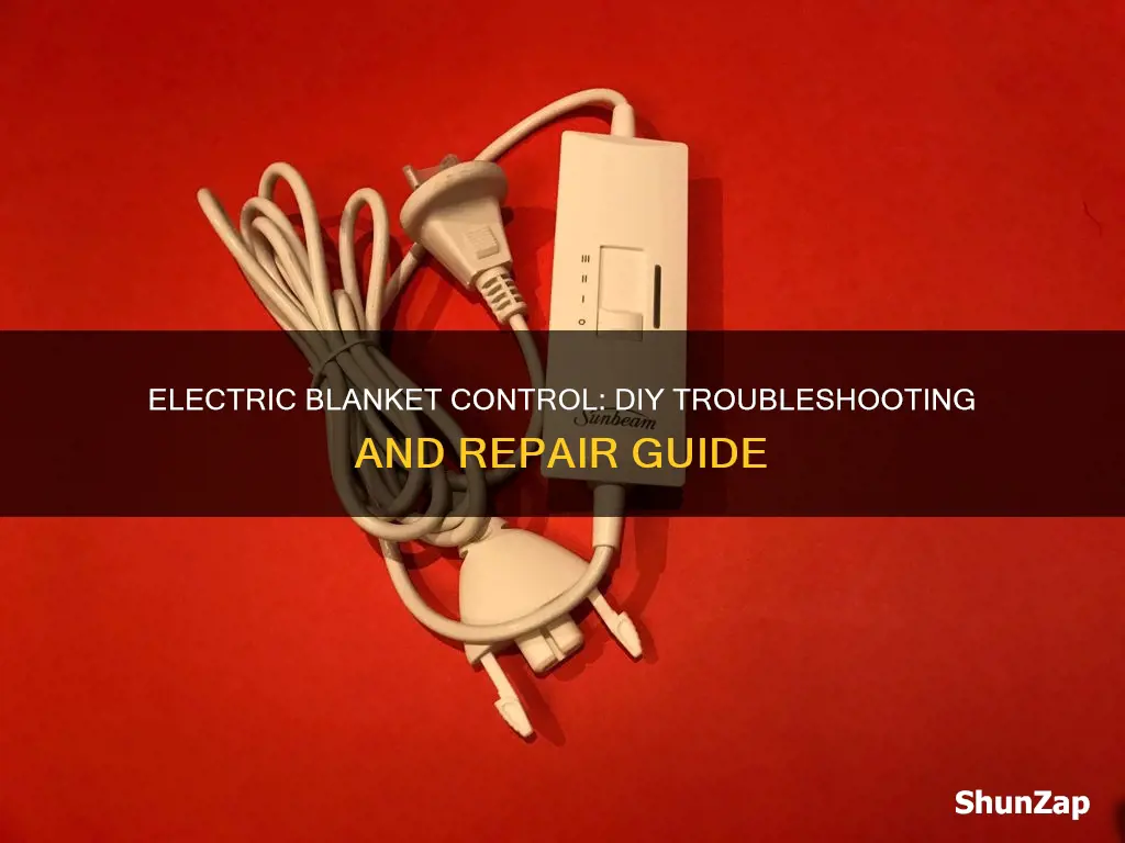 how to fix an electric blanket control