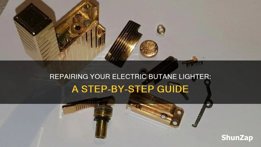 how to fix an electric butane lighter