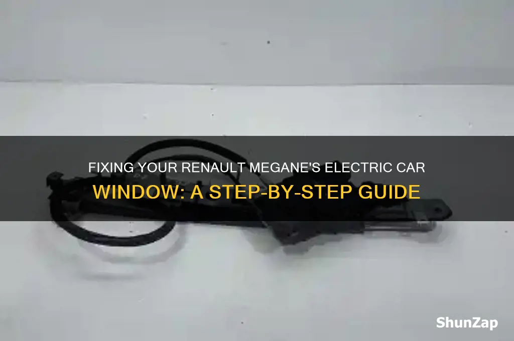 how to fix an electric car window renault megane