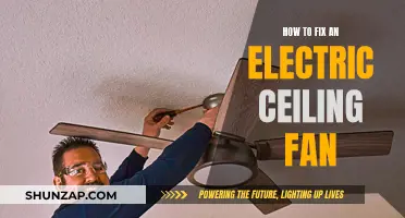 Electric Ceiling Fan Repair: DIY Guide