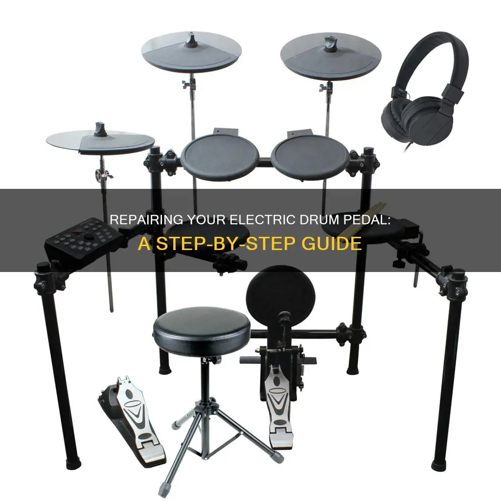 how to fix an electric drum pedal