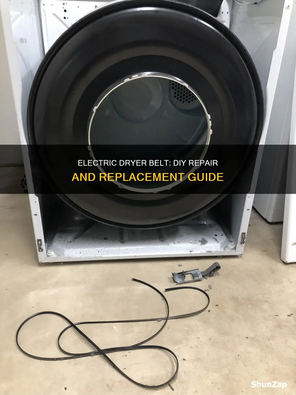 how to fix an electric dryer belt