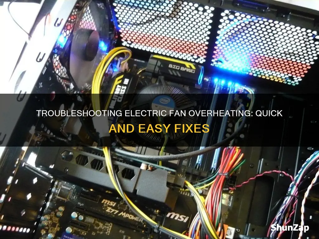 how to fix an electric fan overheating