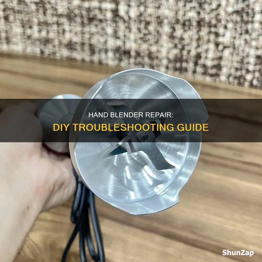 how to fix an electric hand blender