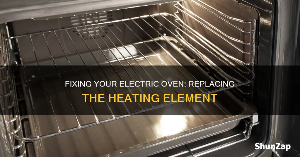 how to fix an electric oven element
